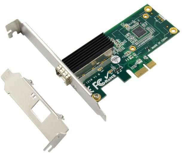 Microconnect MC-PCIE-INT210 scheda di rete e adattatore Interno Fibra 1000 Mbit/s (1port SFP Ethernet Server PCIe - NIC,
