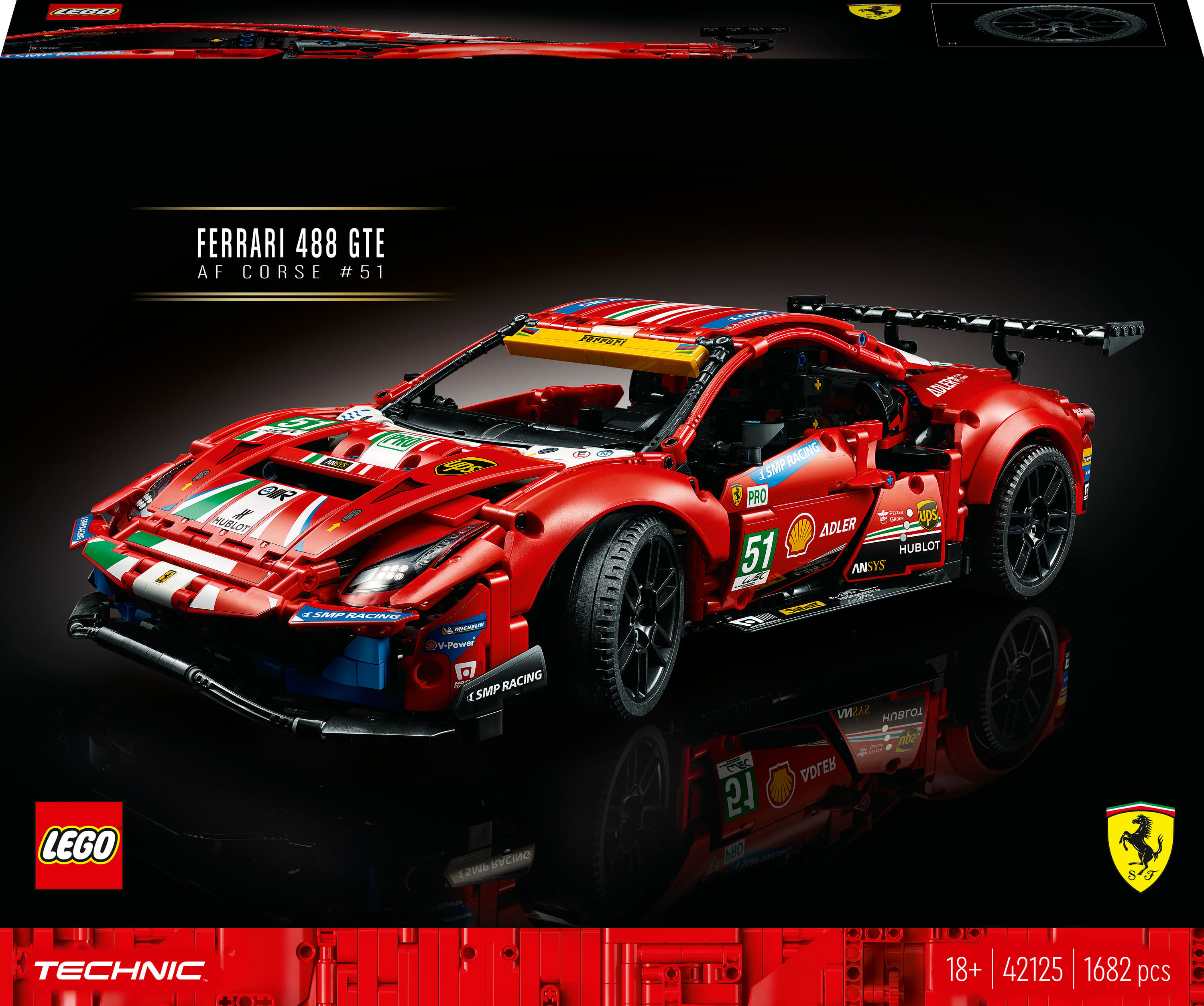 LEGO Technic Ferrari 488 GTE “AF Corse #51”