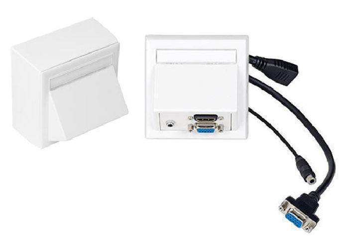 VivoLink-WI221192-HDMI---VGA---3.5mm-Bianco-presa-energia--Wall-box-VGA-HDMI---35mm---aud-inc-Thorsmann-wall-box-.---W