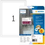 HERMA Special - Selbstklebendes Polyester - weiÃ - 190 x 275 mm 25 Stck. (25 Bogen x 1) (8334)