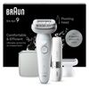 Braun-Silk-A A©pil-9-9-341-epilatore-40-pinzette-Bianco