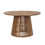 Bizzotto Tavolo rotondo da esterno in legno 120 cm - RODANO