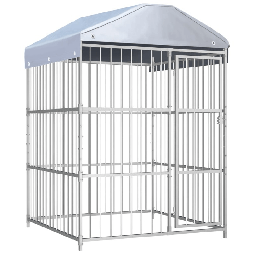 VidaXL Canile da Esterno con Tetto 150x150x200 cm