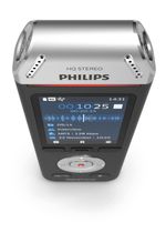 Philips-Voice-Tracer-DVT2110-00-dittafono-Flash-card-Nero-Cromo