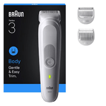 Braun series 3 bg3530 rasoio elettrico / regolabarba / tagliabasette grigio