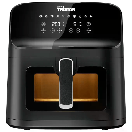 Tristar Friggitrice FR-9039 Aerofryer Tecnologia ad Aria Calda 1500W Capacita' 3.5 Litri Colore Nero