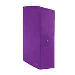 LEITZ SCATOLA PROGETTO WOW DORSO 10CM VIOLA METAL