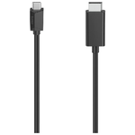 Hama 00200717 cavo e adattatore video 1,5 m USB tipo-C DisplayPort Nero