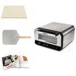 G3 Ferrari G10204 Pizza Pro 2 Min Termostato Regolabile fino a 430° Display Digitale Pietra Refrattaria
