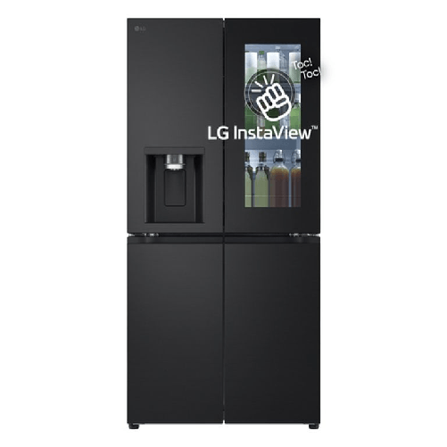 Lg instaview gmg860epbe frigorifero multidoor slim , classe e, 508l, wi-fi, uvnano, nero