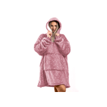 BIANCHERIAWEB Felpa Plaid Coperta Retro Agnellato Con Tasca Sherpa Inverno Caldo A Pois