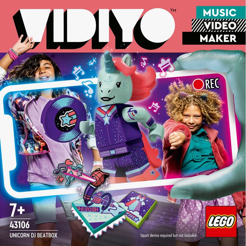 LEGO-VIDIYO-Unicorn-DJ-BeatBox-Creatore-Video-Musicali-con-Unicorno-Giocattoli-per-Bambini-App-Realta--Aumentata-43106