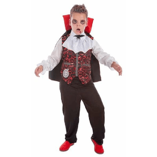 BigBuy Carnival Costume per Bambini Vampiro 3-6 anni (4 Pezzi)