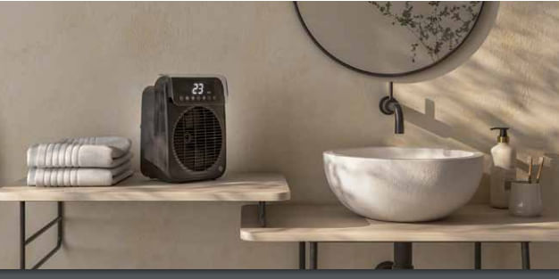 Olimpia-Splendid-CALDO-TEKNO-Interno-Nero-2000-W-Riscaldatore-ambiente-elettrico-con-ventilatore