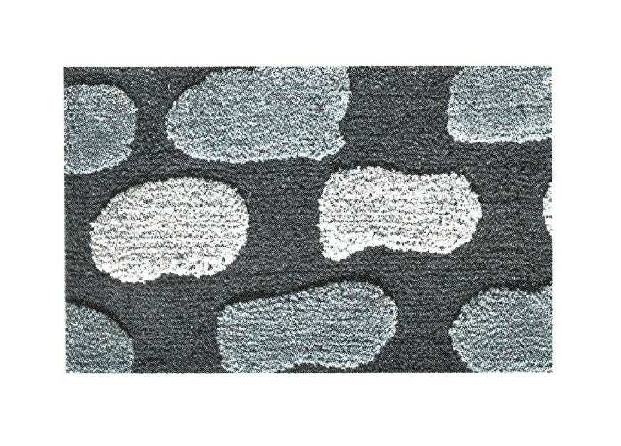 BIANCHERIAWEB Tappeto Da Bagno Antiscivolo Disegno Stone Colore Grigio