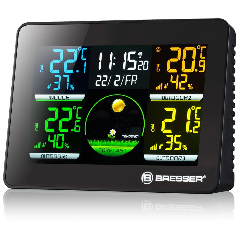 Bresser-Optics-7000023-stazione-meteorologica-digitale-Nero-LCD-DC-Batteria