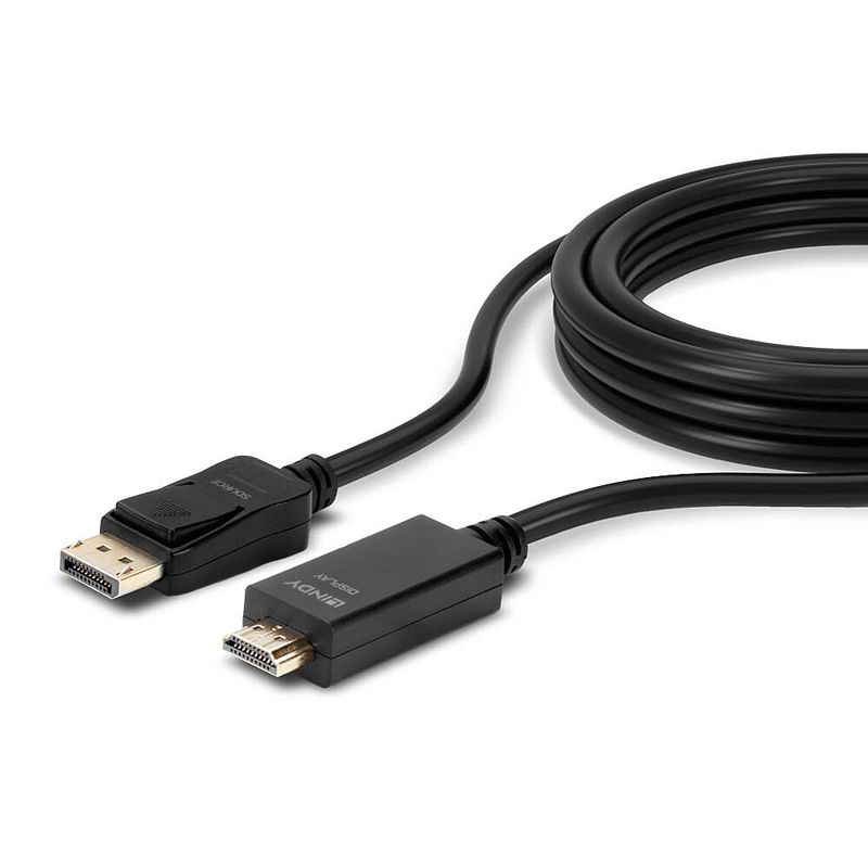 Lindy-36920-cavo-di-interfaccia-e-adattatore-Diplayport-HDMI-Nero