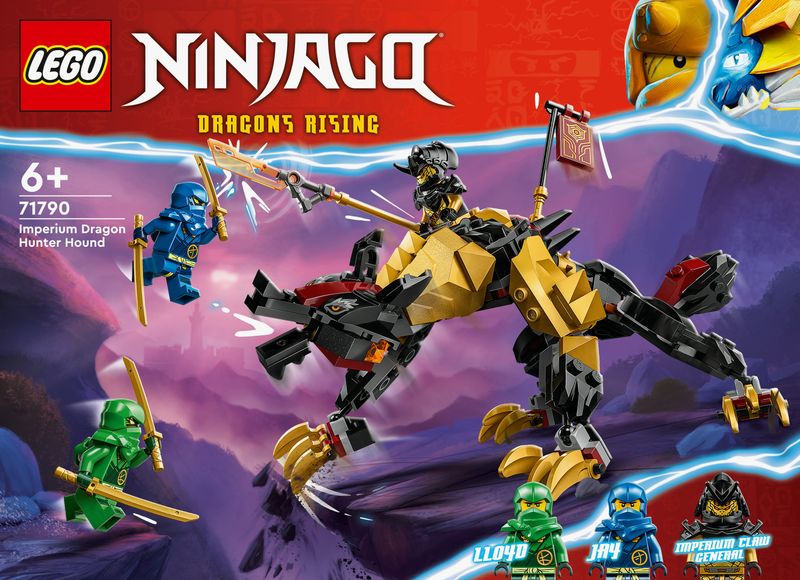 LEGO-NINJAGO-71790-Cavaliere-del-Drago-Cacciatore-Imperium-Mostro-Giocattolo-con-3-Minifigure-Giochi-per-Bambini-6--Anni