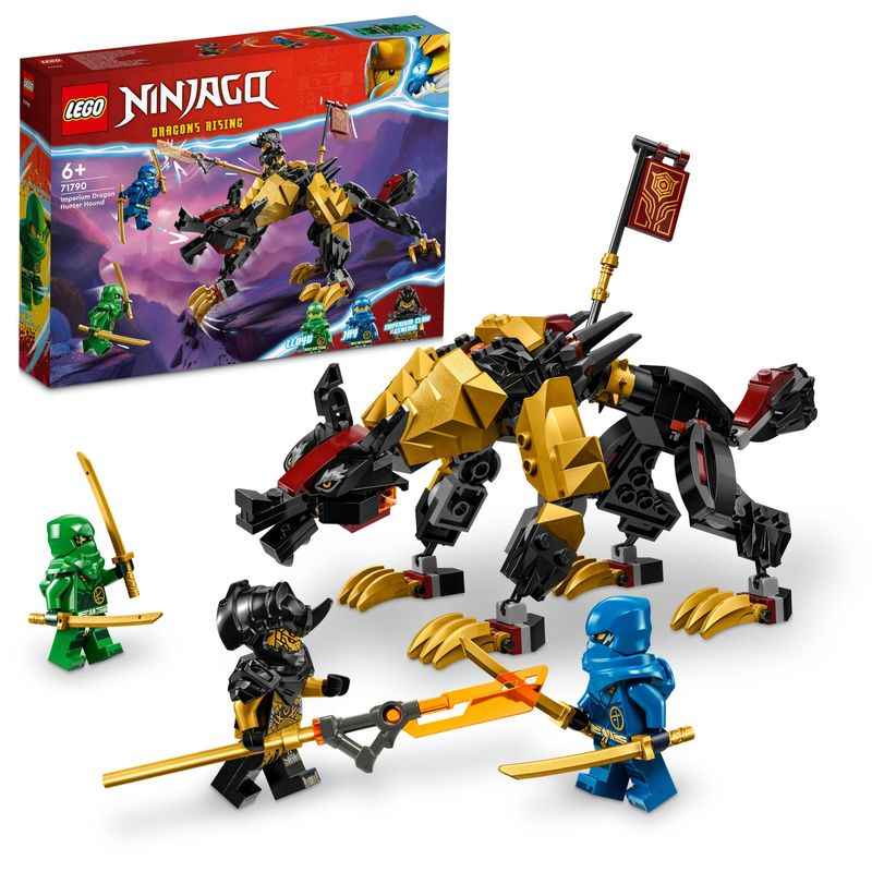 LEGO-NINJAGO-71790-Cavaliere-del-Drago-Cacciatore-Imperium-Mostro-Giocattolo-con-3-Minifigure-Giochi-per-Bambini-6--Anni