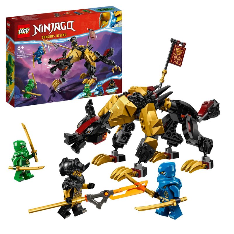 LEGO-NINJAGO-71790-Cavaliere-del-Drago-Cacciatore-Imperium-Mostro-Giocattolo-con-3-Minifigure-Giochi-per-Bambini-6--Anni