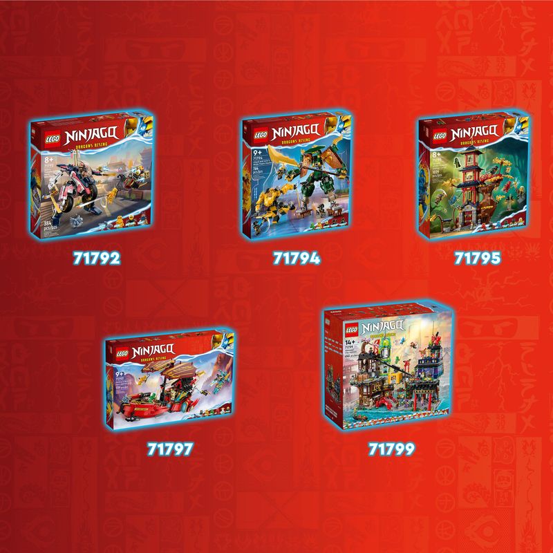 LEGO-NINJAGO-71790-Cavaliere-del-Drago-Cacciatore-Imperium-Mostro-Giocattolo-con-3-Minifigure-Giochi-per-Bambini-6--Anni