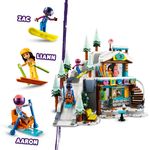 LEGO-Friends-41756-Pista-da-Sci-e-Baita-Set-Sport-Invernali-con-Mini-Bamboline-Giochi-per-Bambine-e-Bambini-Regalo-di-Natale