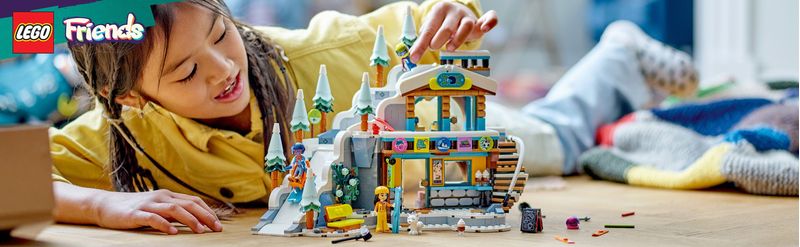 LEGO-Friends-41756-Pista-da-Sci-e-Baita-Set-Sport-Invernali-con-Mini-Bamboline-Giochi-per-Bambine-e-Bambini-Regalo-di-Natale