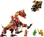 LEGO-NINJAGO-71793-Dragone-di-Lava-Transformer-Heatwave-Serie-Dragons-Rising-con-Drago-Giocattolo-e-Minifigure-Giochi-Ninja