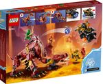 LEGO-NINJAGO-71793-Dragone-di-Lava-Transformer-Heatwave-Serie-Dragons-Rising-con-Drago-Giocattolo-e-Minifigure-Giochi-Ninja