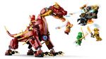 LEGO-NINJAGO-71793-Dragone-di-Lava-Transformer-Heatwave-Serie-Dragons-Rising-con-Drago-Giocattolo-e-Minifigure-Giochi-Ninja