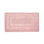 BIANCHERIAWEB Tappeto Casa Bagno Cotone Spugna Morbida Tinta Unita Antiscivolo Sirio Rosa