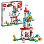 LEGO-Super-Mario-71407-Pack-Espansione-Costume-di-Peach-Gatto-e-Torre-Ghiacciata-Castello-Giocattolo-con-3-Figure