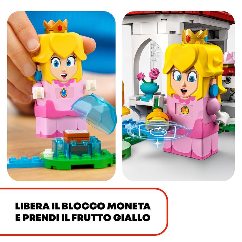 LEGO-Super-Mario-71407-Pack-Espansione-Costume-di-Peach-Gatto-e-Torre-Ghiacciata-Castello-Giocattolo-con-3-Figure