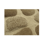BIANCHERIAWEB Tappeto Da Bagno Antiscivolo Disegno Stone Colore Beige