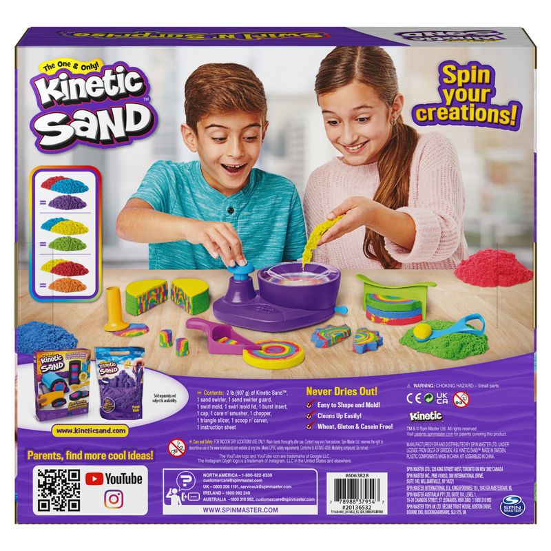 Kinetic-Sand--Set-Gioco-Swirl-N--Surprise--Sabbia-colorata-in-4-variazioni---Sabbia-cinetica-907gr---Sabbia-magica-da-modellare---4-accessori-e-mixer--Giocattoli-per-bambini-e-bambine-3-anni