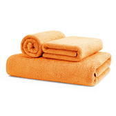 BIANCHERIAWEB Asciugamani Salvietta Bagno In Morbida Spugna Modello Sophie Colore Arancio