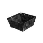 BIANCHERIAWEB Contenitore Rattan Decorativo Cestino Portaoggetti 14x14x6 Vari Colori