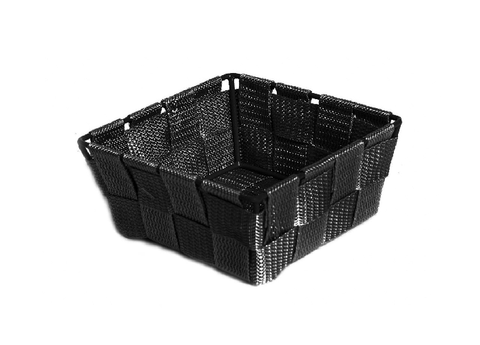 BIANCHERIAWEB Contenitore Rattan Decorativo Cestino Portaoggetti 14x14x6 Vari Colori