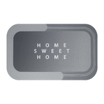 BIANCHERIAWEB Tappeto Bagno Doccia Antiscivolo Assorbente Home Sweet Home