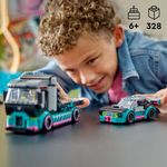 LEGO-City-60406-Auto-da-Corsa-e-Trasportatore-Macchina-e-Camion-Giocattolo-per-Bambini-di-6--Veicolo-con-Rampa-Funzionante