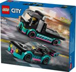 LEGO-City-60406-Auto-da-Corsa-e-Trasportatore-Macchina-e-Camion-Giocattolo-per-Bambini-di-6--Veicolo-con-Rampa-Funzionante