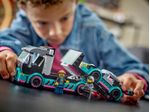 LEGO-City-60406-Auto-da-Corsa-e-Trasportatore-Macchina-e-Camion-Giocattolo-per-Bambini-di-6--Veicolo-con-Rampa-Funzionante