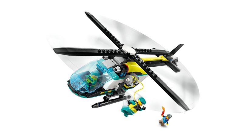 LEGO-City-60405-Elicottero-di-Soccorso-di-Emergenza-Set-con-Veicolo-Giocattolo-con-Rotori-e-Verricello-Giochi-per-Bambini-6-