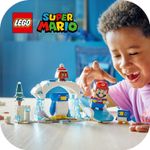 LEGO-Super-Mario-71430-Pack-di-Espansione-La-Settimana-Bianca-della-Famiglia-Pinguotto-Giochi-per-Bambini-7--con-3-Personaggi