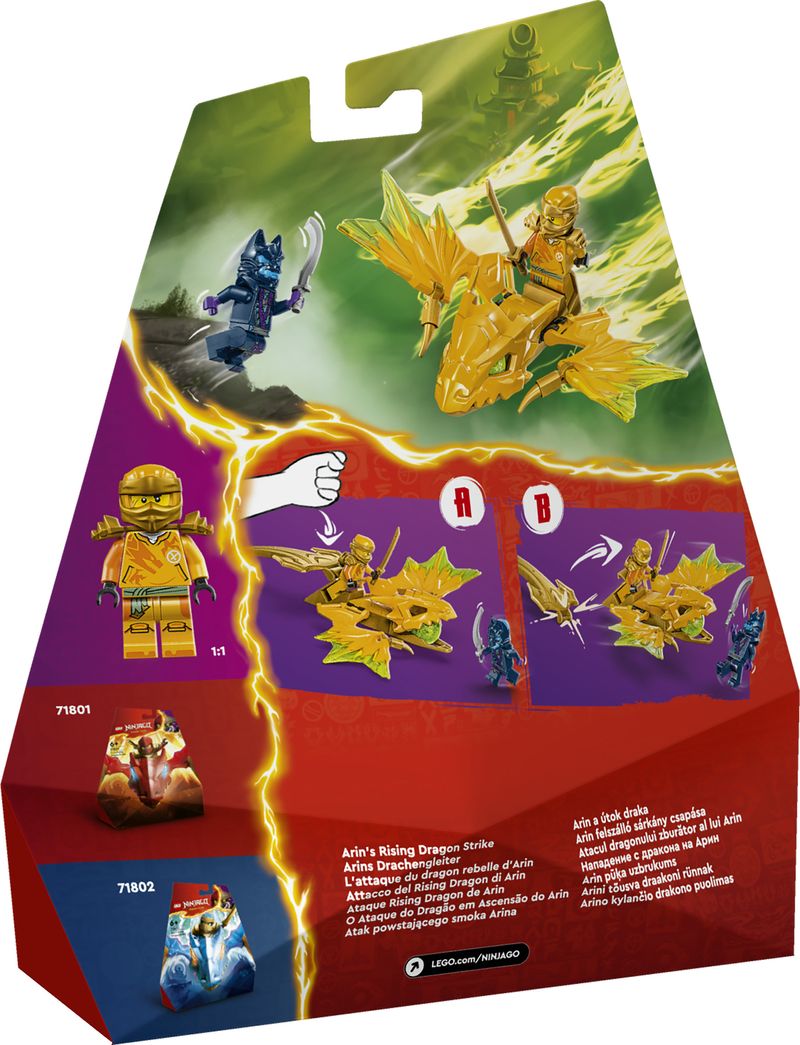 LEGO-NINJAGO-71803-Attacco-del-Rising-Dragon-di-Arin-Giochi-per-Bambini-6--con-Action-Figure-di-Drago-Giocattolo-e-Minifigure