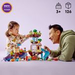 LEGO-DUPLO-10993-Casa-sull’Albero-3-in-1-Giochi-per-Bambini-3--Anni-Attivita--Didattiche-con-4-Personaggi-e-Animali-Giocattolo