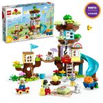 LEGO-DUPLO-10993-Casa-sull’Albero-3-in-1-Giochi-per-Bambini-3--Anni-Attivita--Didattiche-con-4-Personaggi-e-Animali-Giocattolo