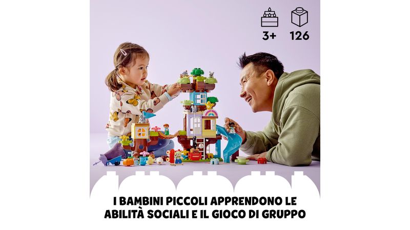 LEGO DUPLO 10993 Casa sull Albero 3 in 1 Giochi per Bambini 3 Anni PagineGialle Shop