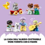 LEGO-DUPLO-10993-Casa-sull’Albero-3-in-1-Giochi-per-Bambini-3--Anni-Attivita--Didattiche-con-4-Personaggi-e-Animali-Giocattolo