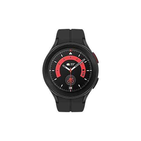 Samsung-Galaxy-Watch5-Pro-356-cm--1.4---OLED-Digitale-450-x-450-Pixel-Touch-screen-Nero-Titanio-Wi-Fi-GPS--satellitare-
